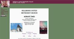 Desktop Screenshot of hillsboroumc.net